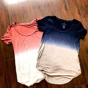 Two American Eagle size small shirts, never worn.
